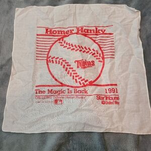 1991 Twins Homer Hanky